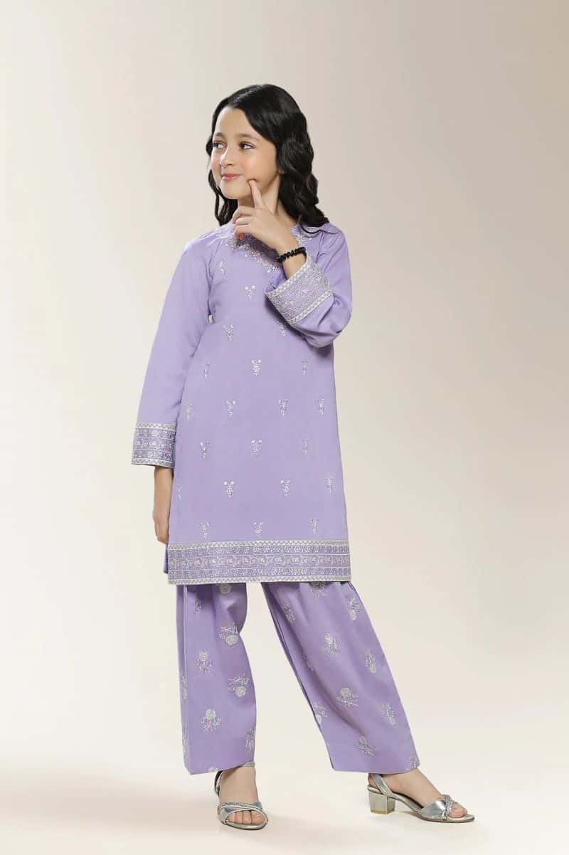 Embroidered Girls 2PC - alternate view