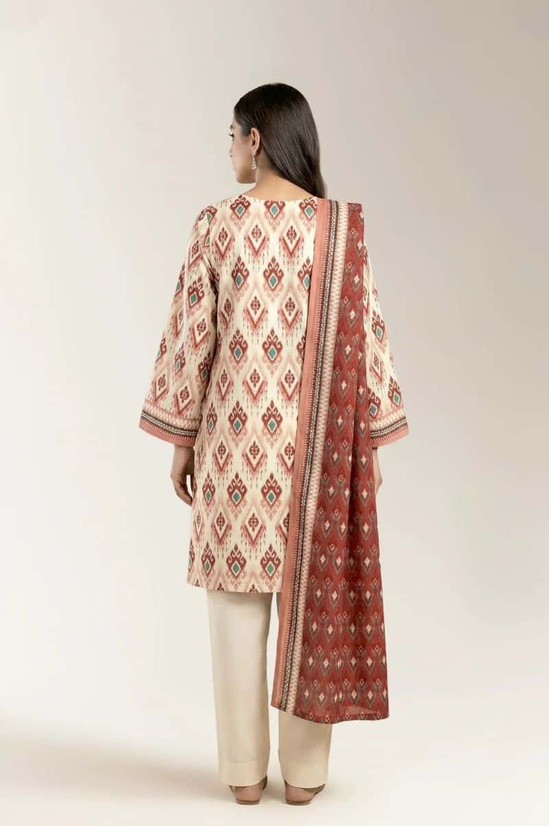 Printed Unstitched 3PC - alternate view
