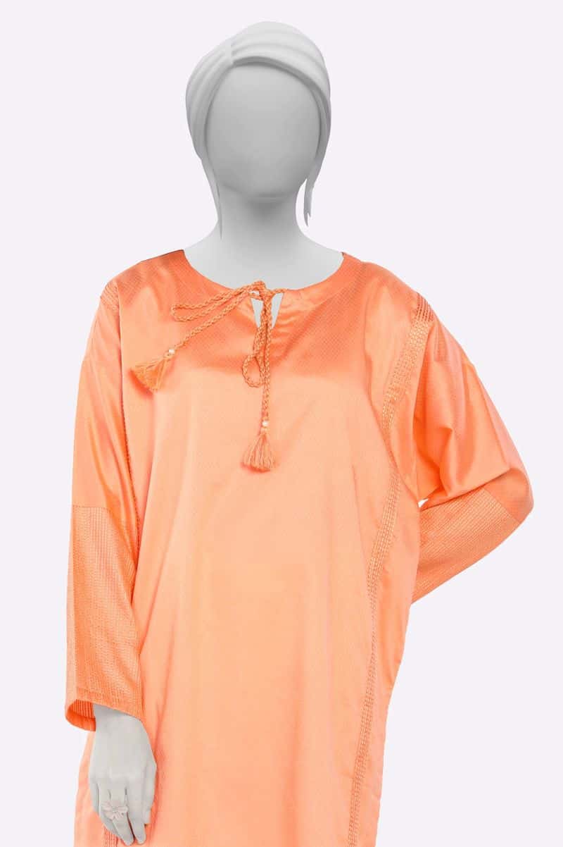 Peach Fusion Kurti - alternate view
