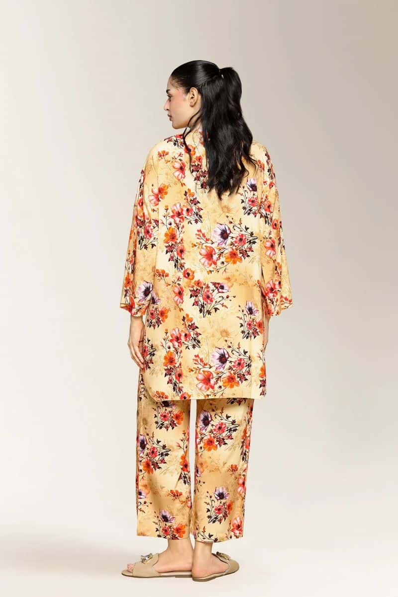 Printed Golden 2PC - alternate view