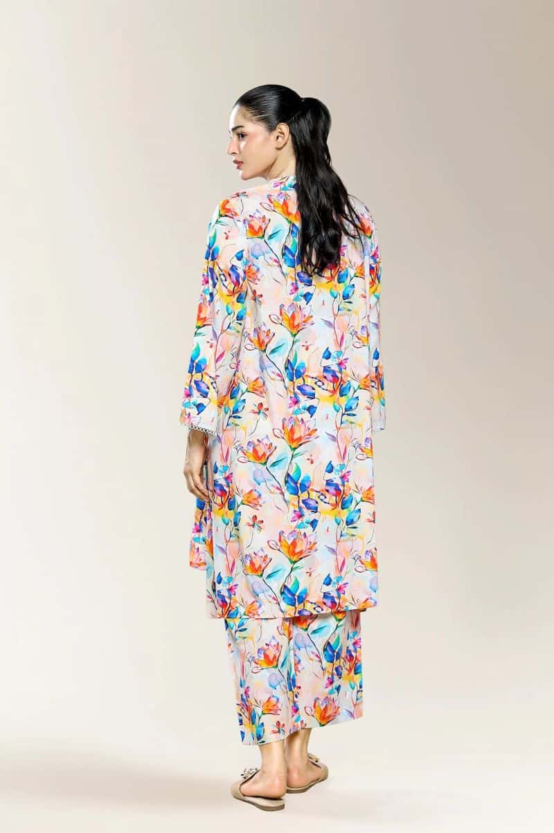 Printed Ivory 2PC - alternate view
