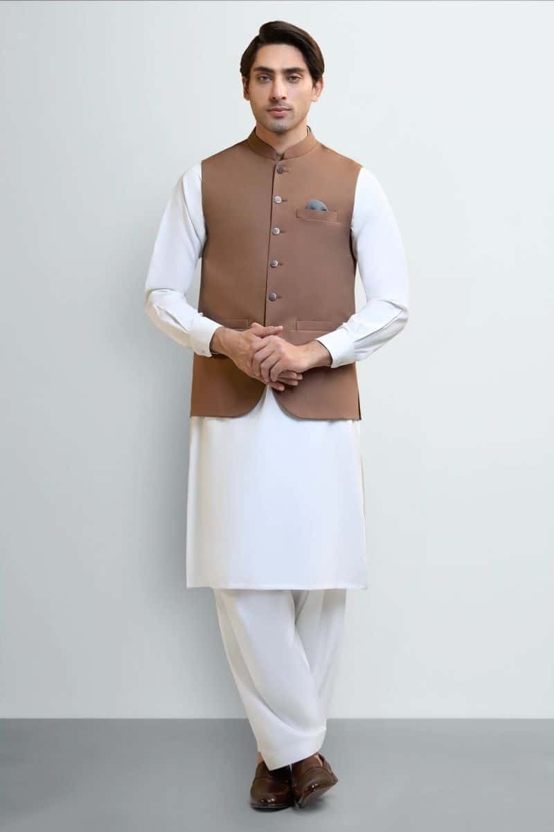 Rust Waistcoat - alternate view
