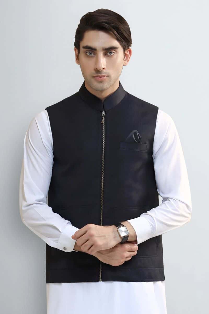 Navy Blue Waistcoat