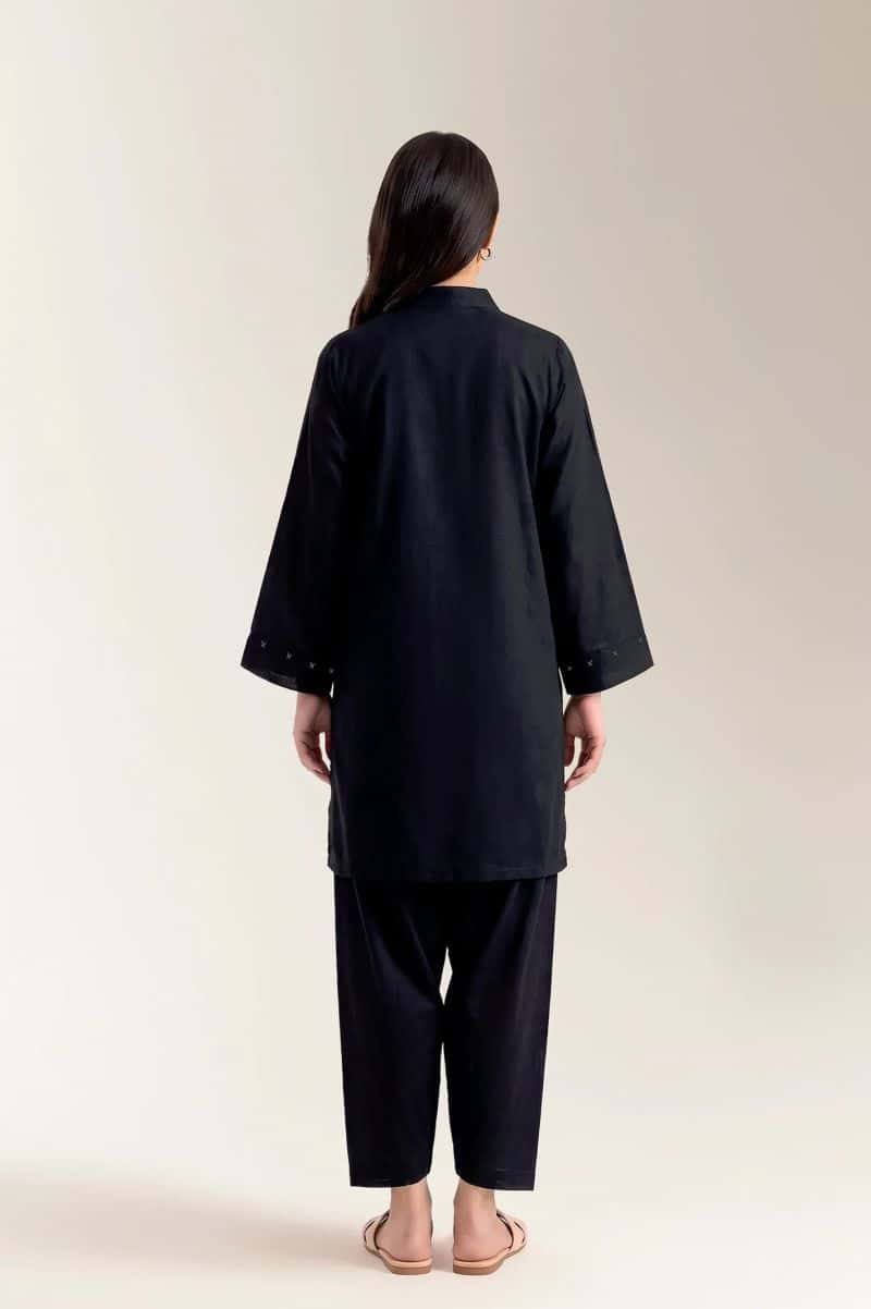 Black Dyed Stylised 2PC - alternate view