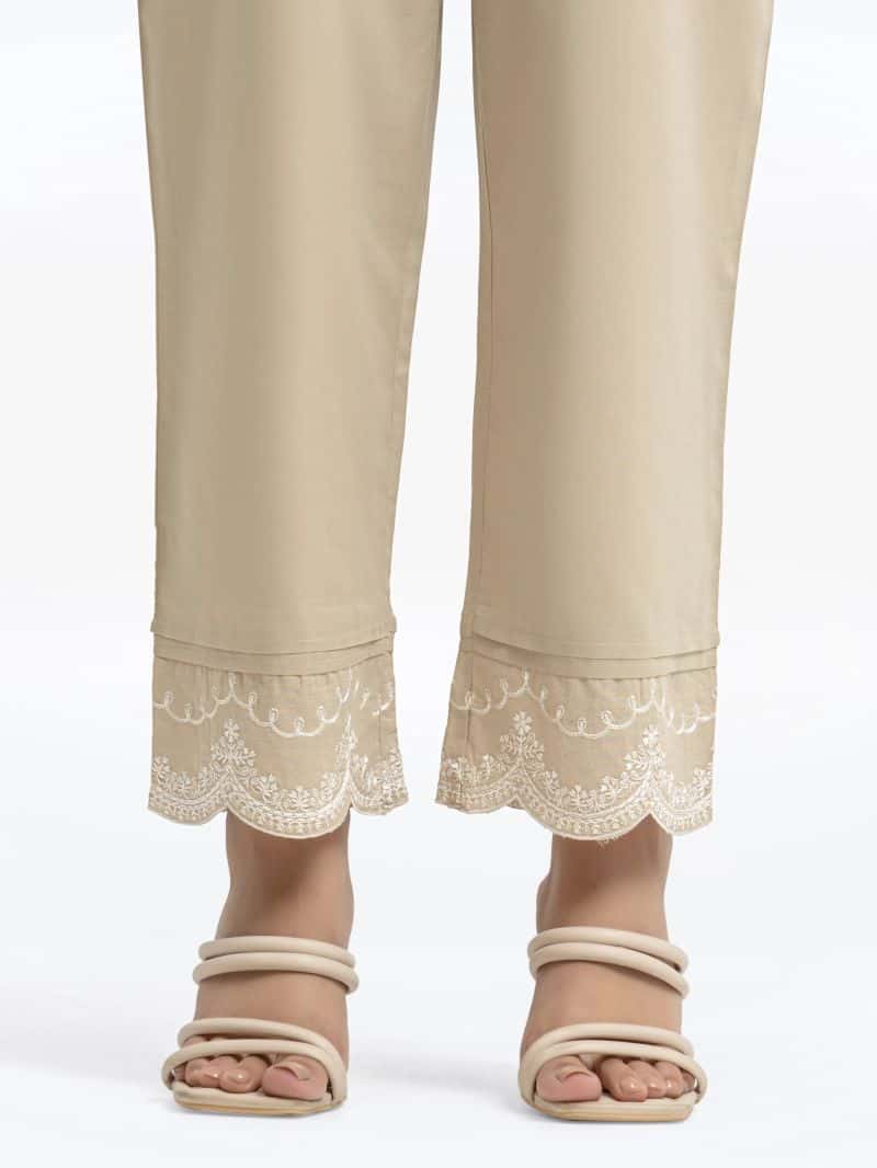 Embroidered Cambric Trouser - EWBE24-76584