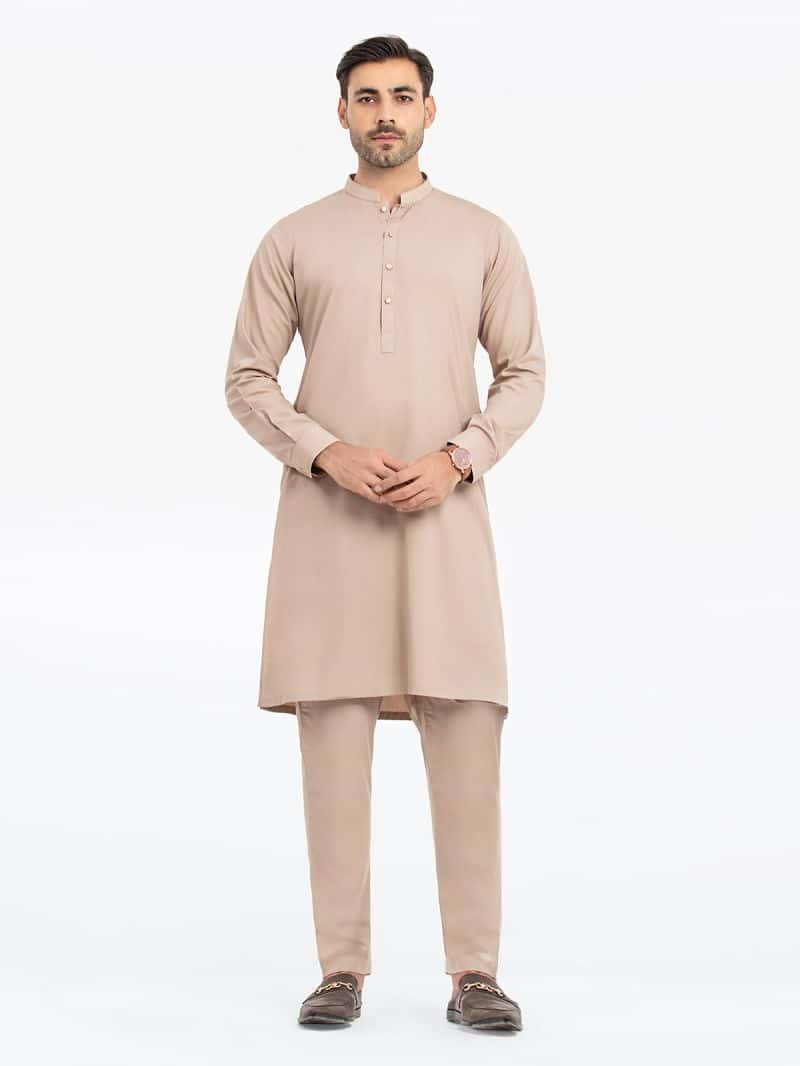 Embroidered Blended Kurta Pajama - EMTKPT24S-037