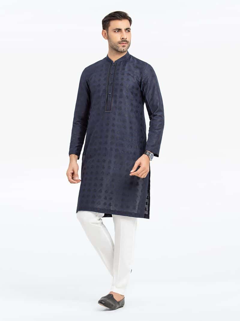 Embroidered Blended Kurta - EMTKC24-121