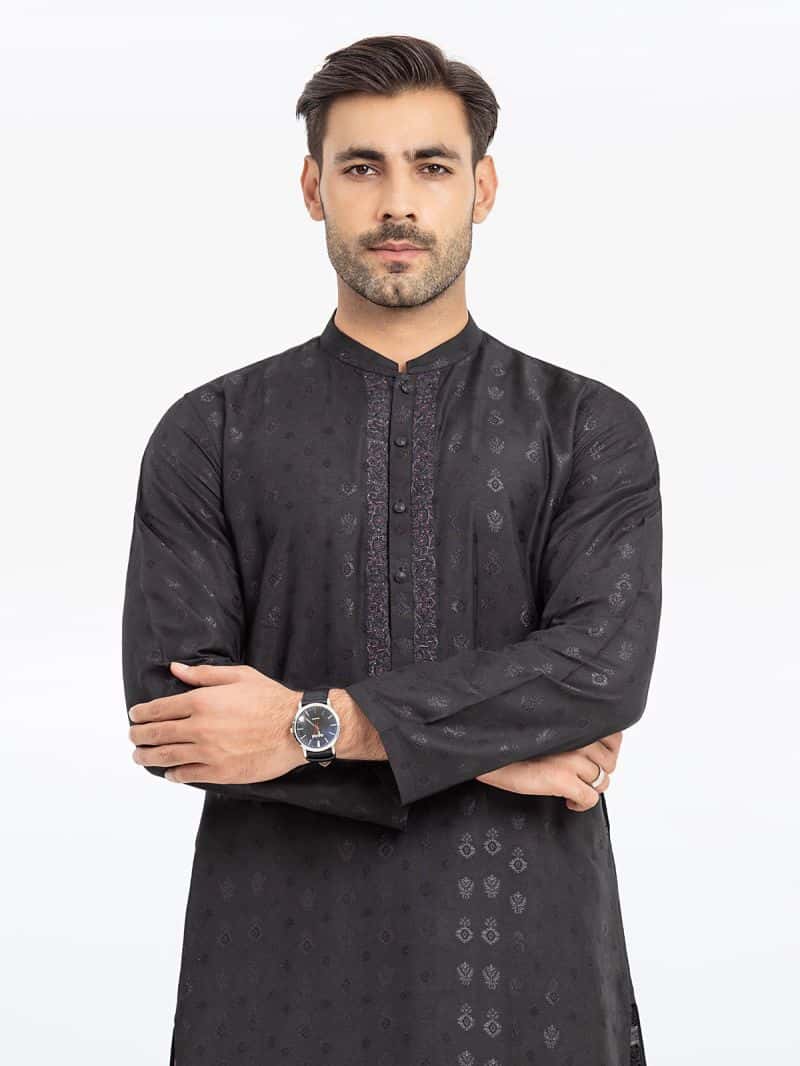 Embroidered Blended Kurta - EMTKC24-120 - alternate view