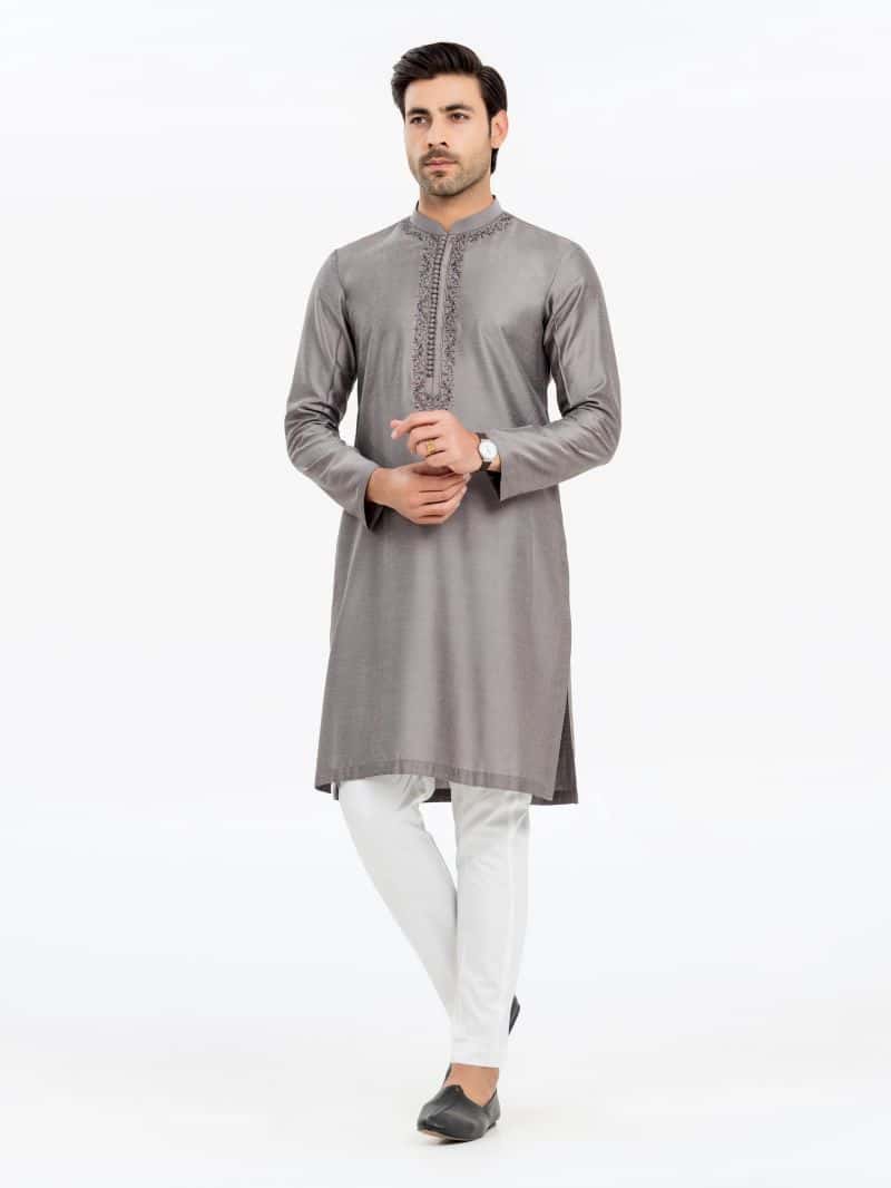 Embroidered Blended Kurta - EMTKC24-119