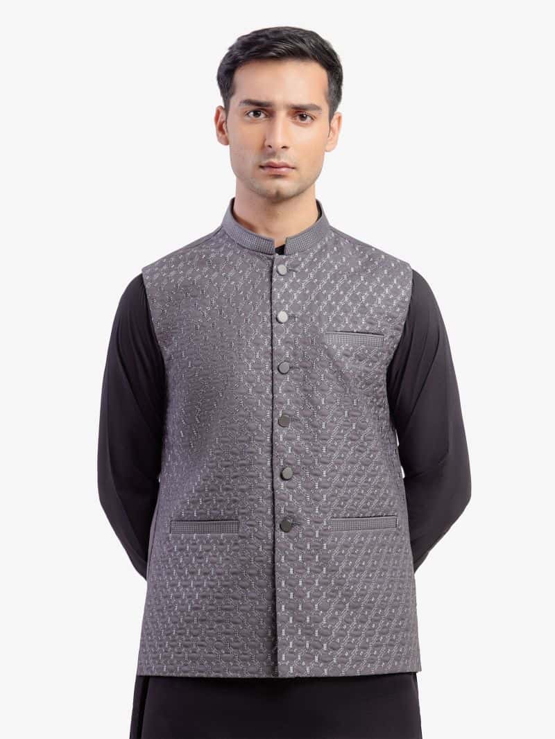 Embroidered Waistcoat - EMTWC5-35964