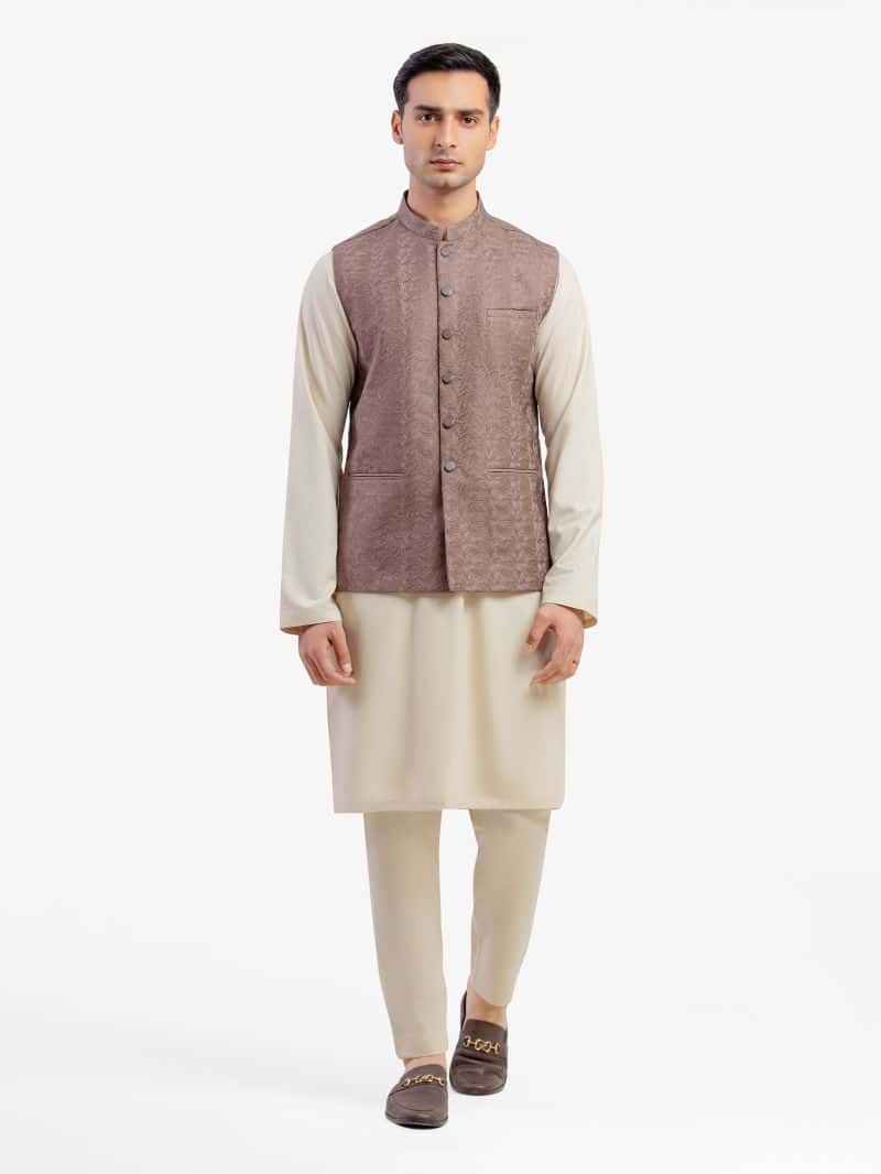 Embroidered Waistcoat - EMTWC5-35960 - alternate view