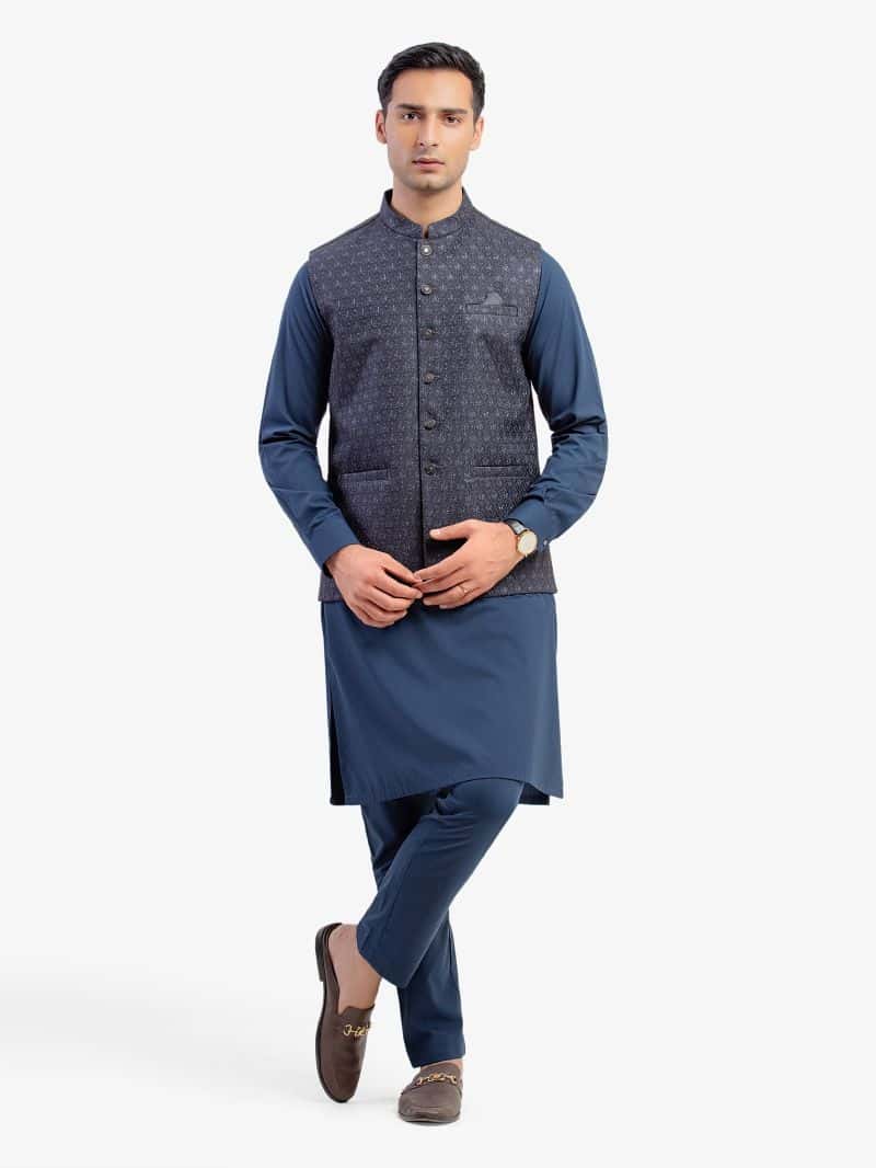 Embroidered Waistcoat - EMTWC5-35961 - alternate view