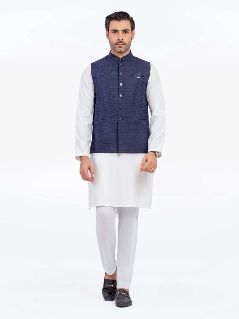 Jacquard Waistcoat - EMTWC5-35958 - alternate view