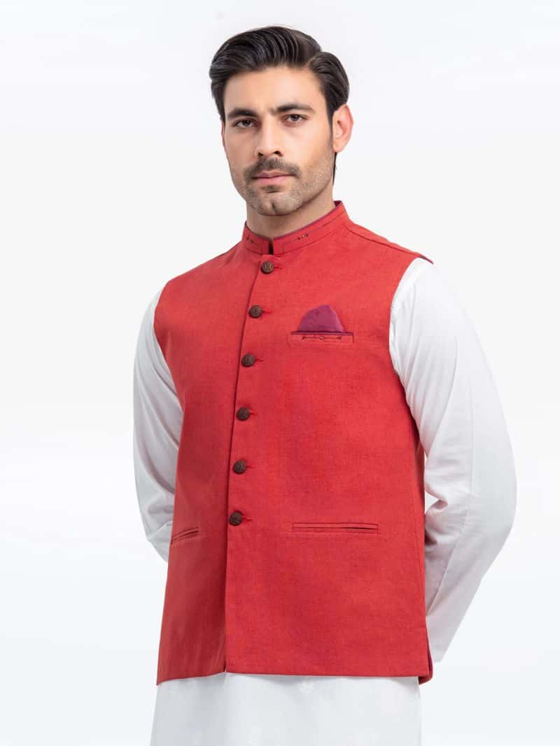 Cotton Waistcoat - EMTWC23-35839 - alternate view