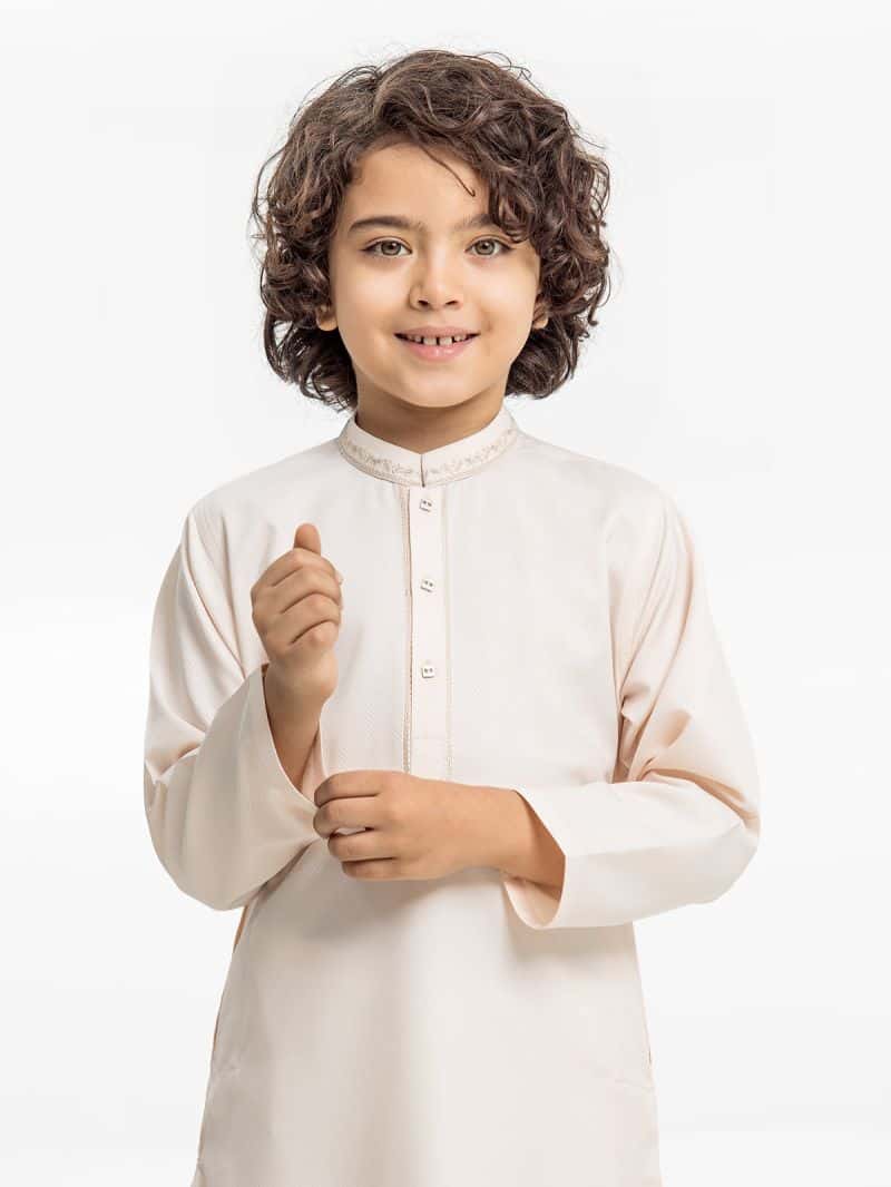 Embroidered Blended Kurta - EBTK24-3963 - alternate view