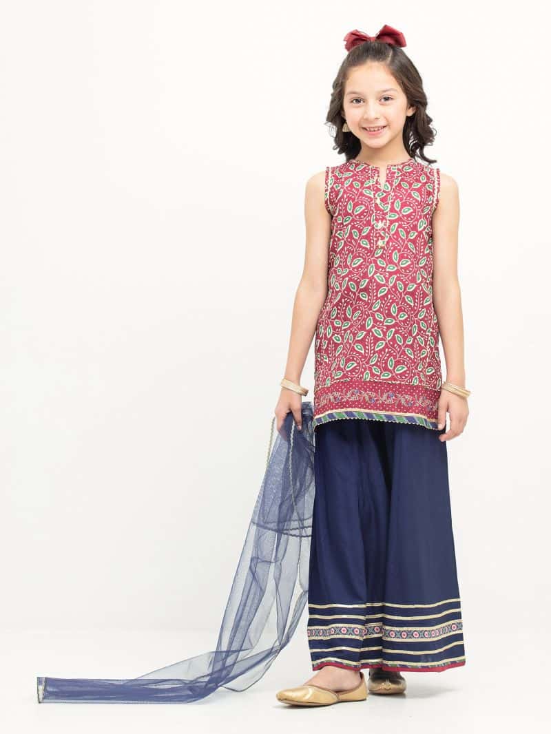 Printed Khaddar Suit - EGTKP5-70809-3P