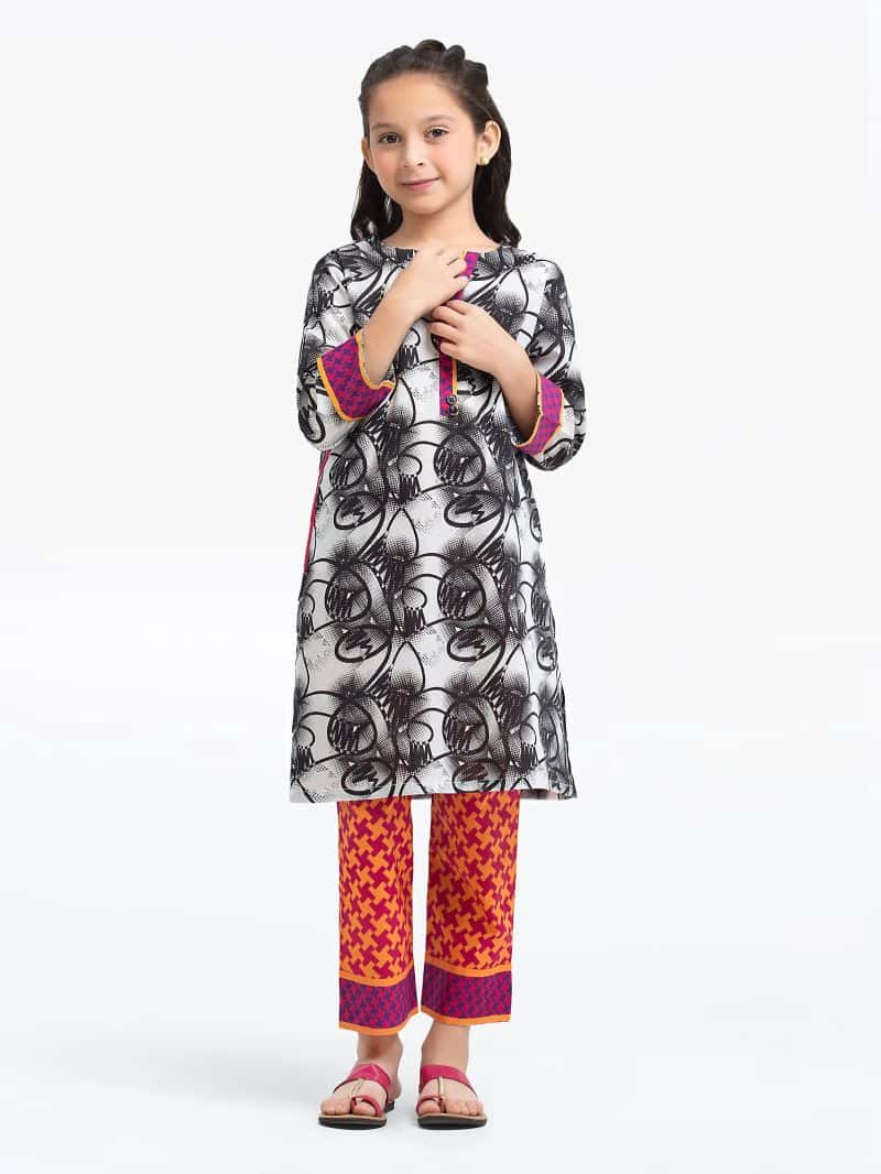Printed Lawn Shirt Trouser - EGTKP24-70425ST