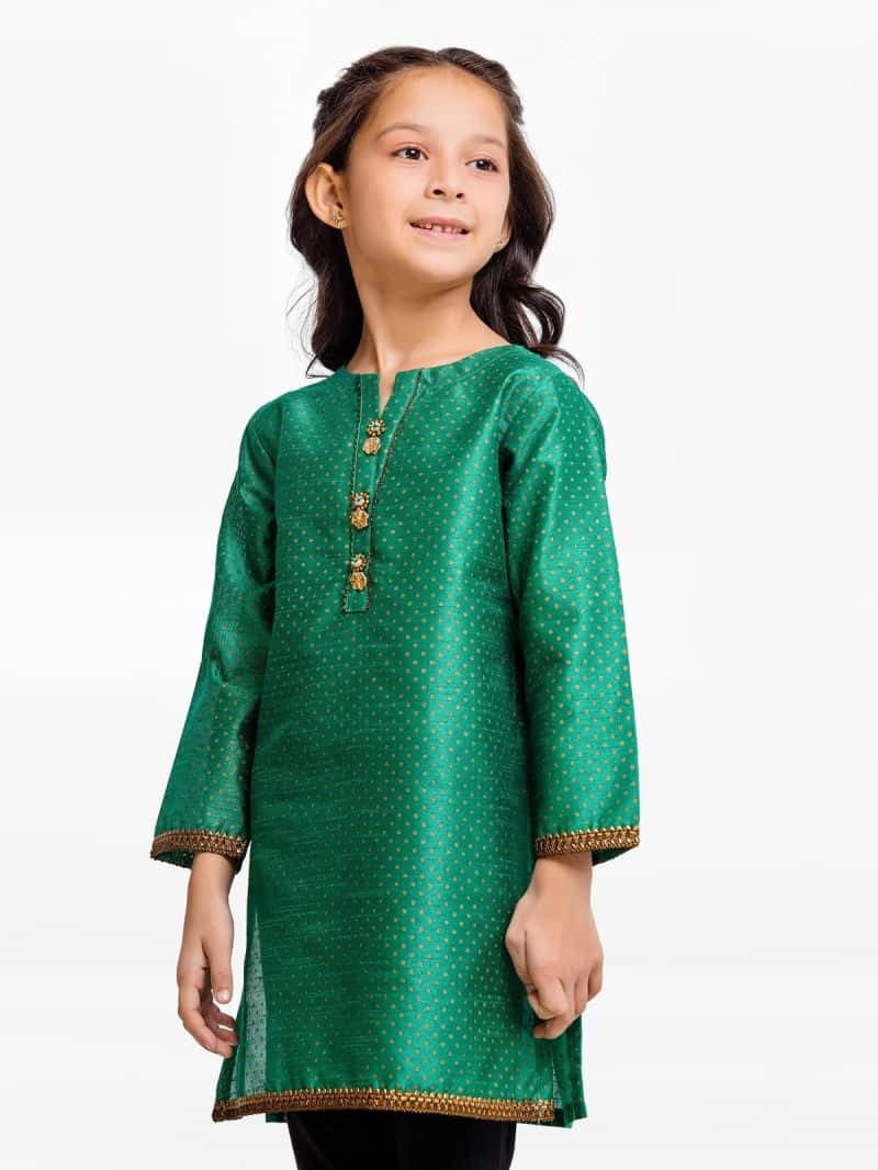 Printed Raw Silk Shirt - EGTKP23-70683S - alternate view