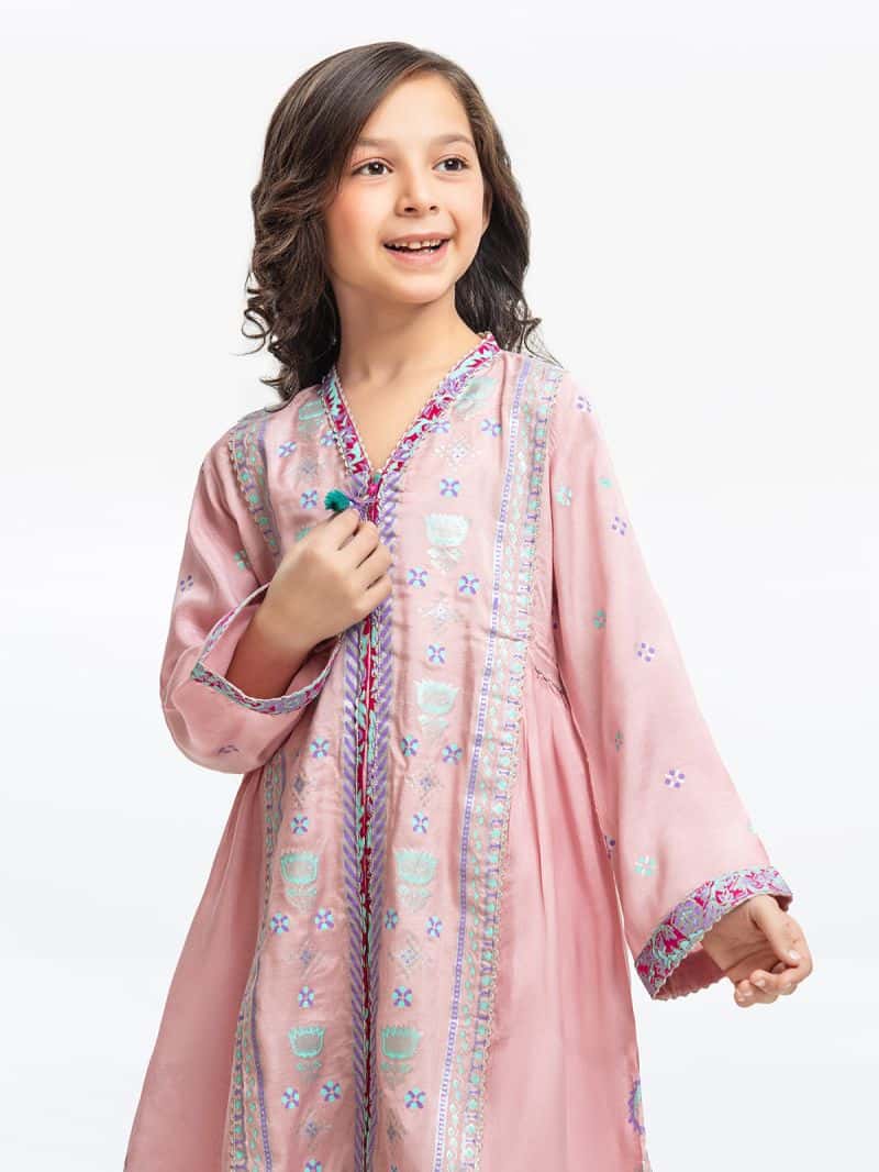 Printed Cotton Silk Co-Ord Set - EGTP23-22209 - alternate view