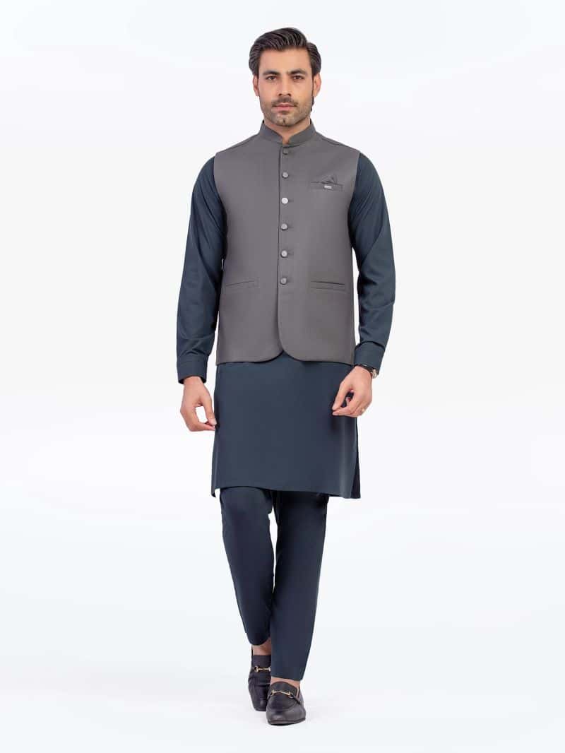 Plain Waistcoat - EMTWCP5-35950 - alternate view
