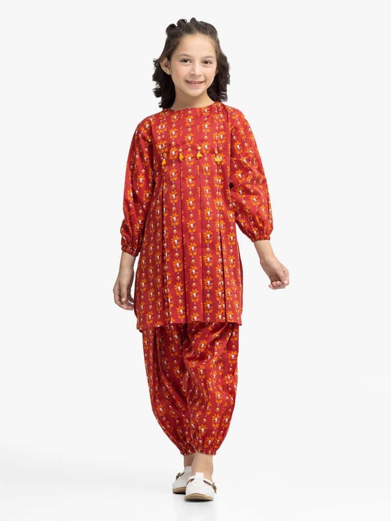 Printed Lawn Shirt Trouser - EGTKP5-70954ST