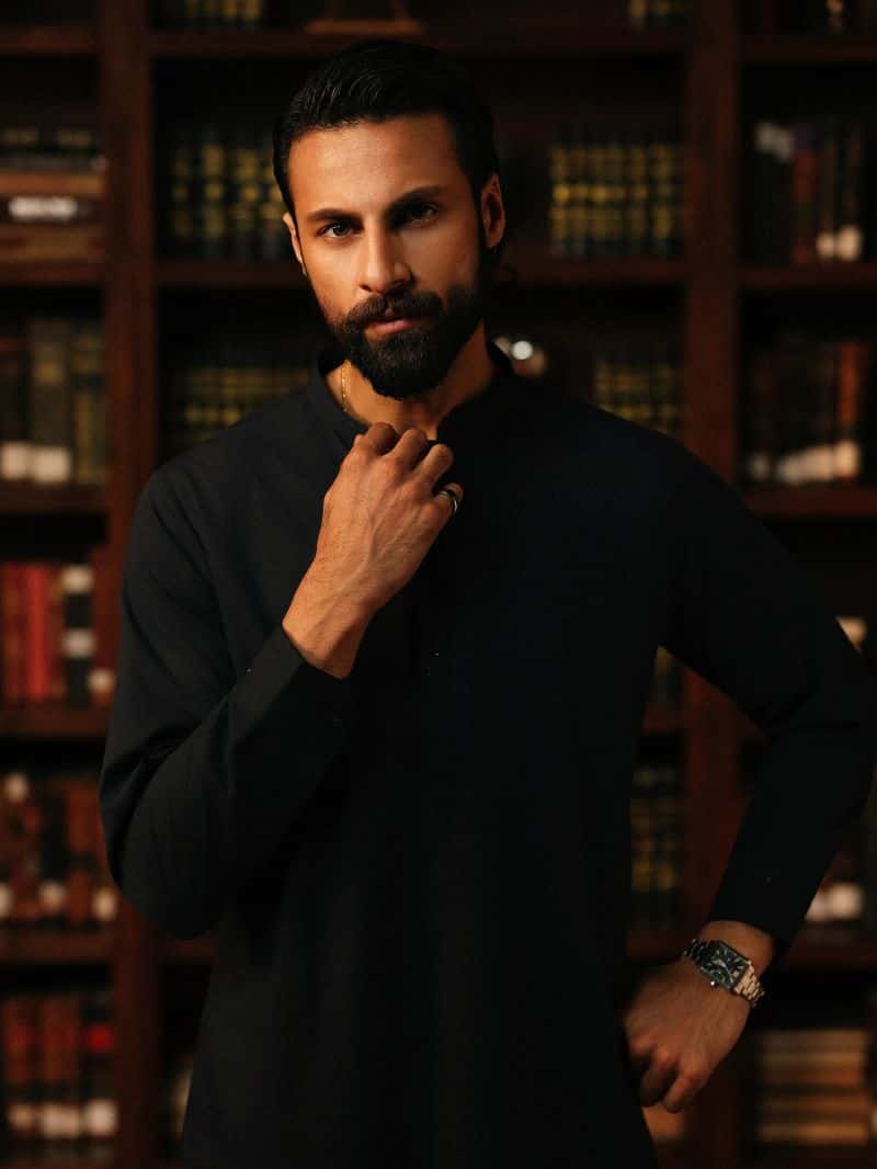 Blended Kurta Pajama - EMTKPT5-077 - alternate view