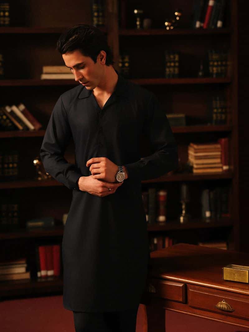 Blended Kurta Pajama - EMTKPT5-080 - alternate view