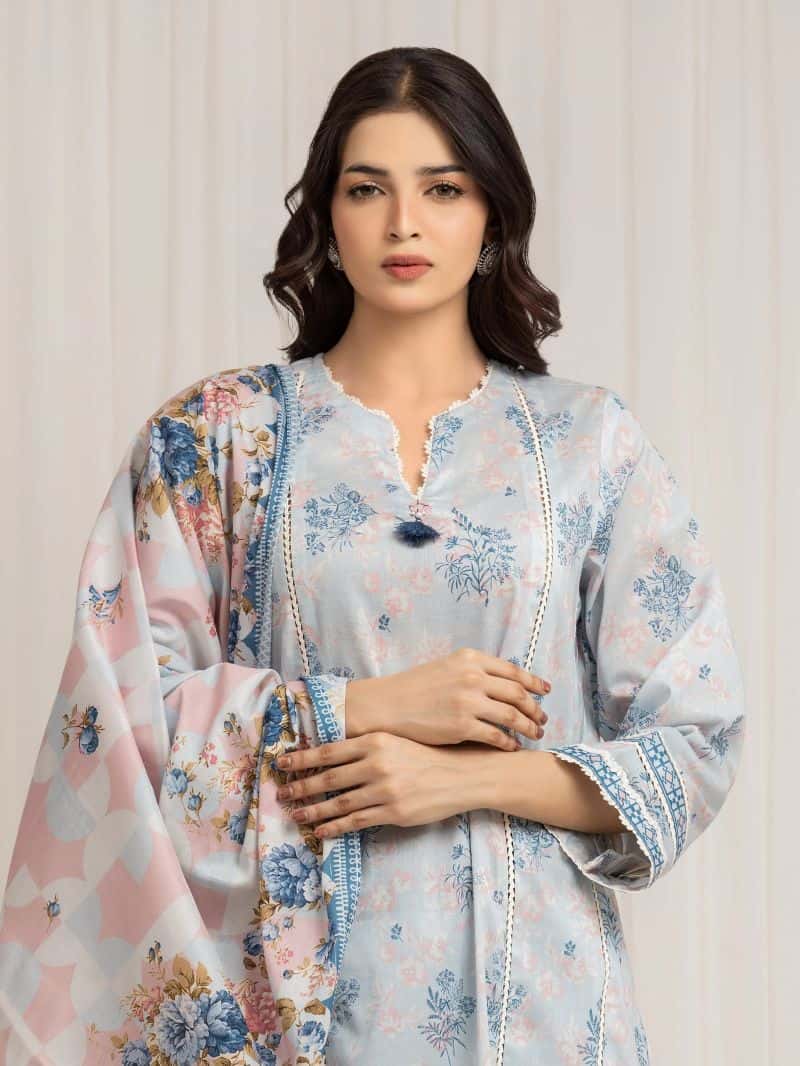 Printed Lawn Suit - alternate view