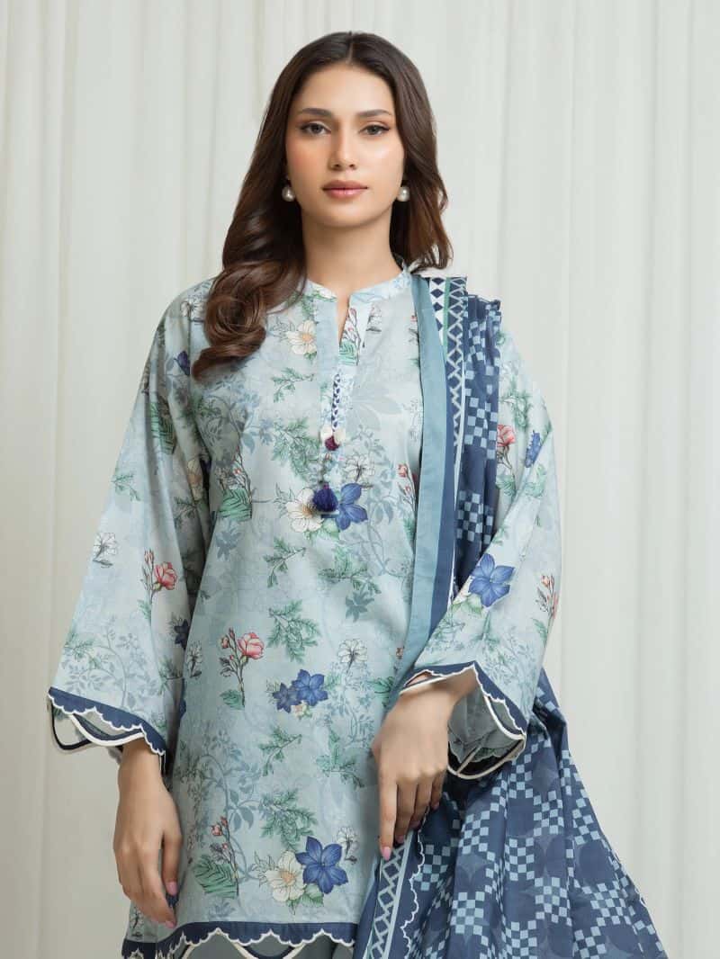 Printed Lawn Suit - alternate view