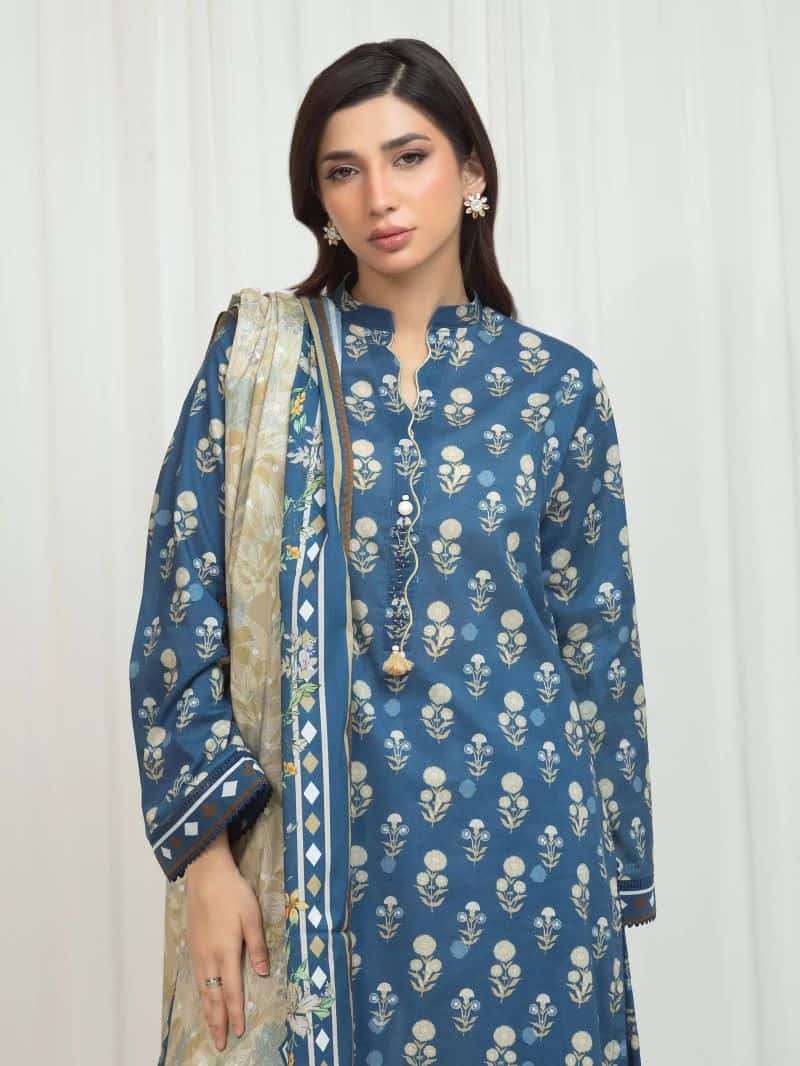 Printed Lawn Suit - alternate view
