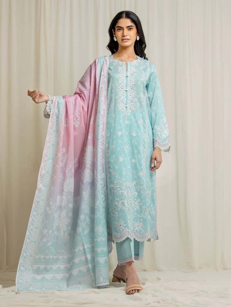 Embroidered Lawn Suit - EWU6V1-33000-3P