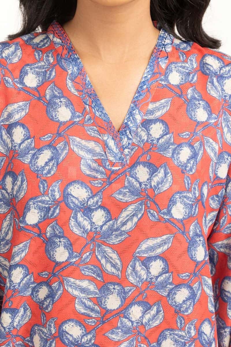 Textured Dobby Printed Shirt - alternate view
