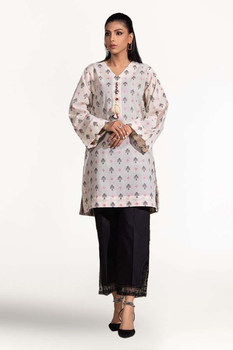 Jacquard Embellished Tunic