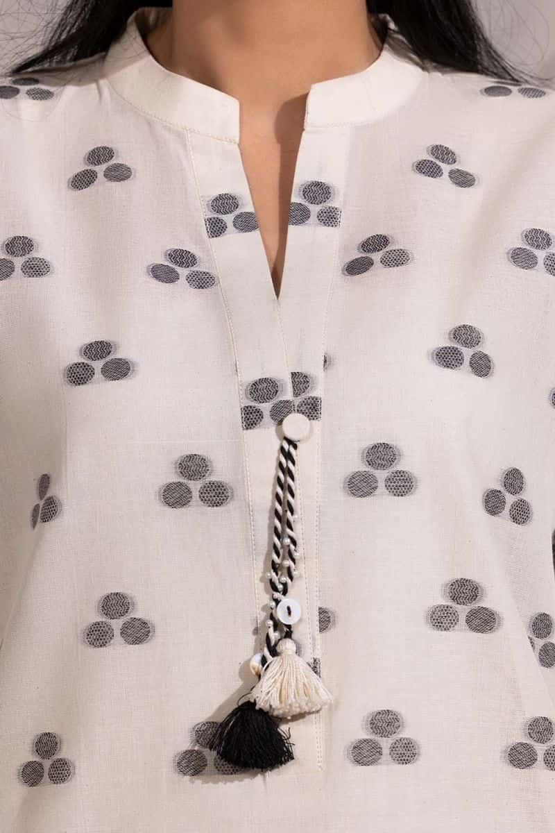 Jacquard Embellished Shirt - alternate view