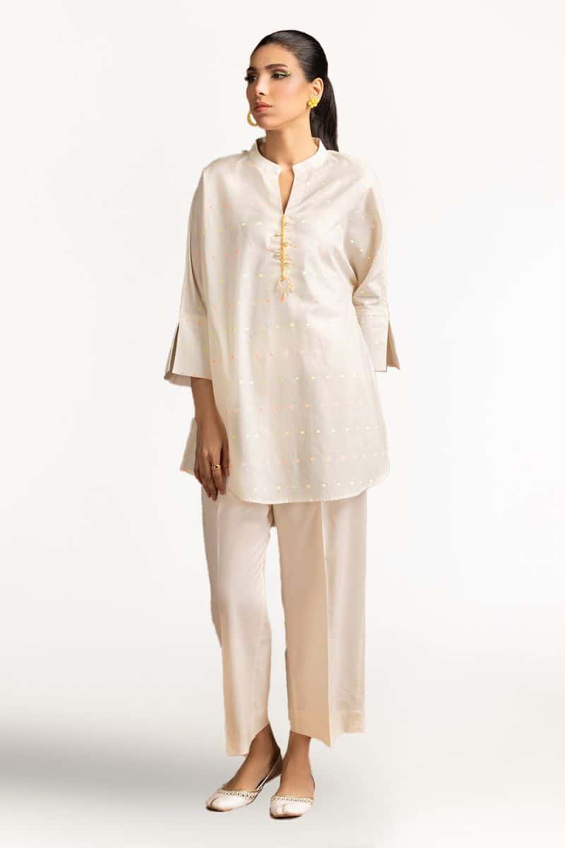 Jacquard Embellished Tunic