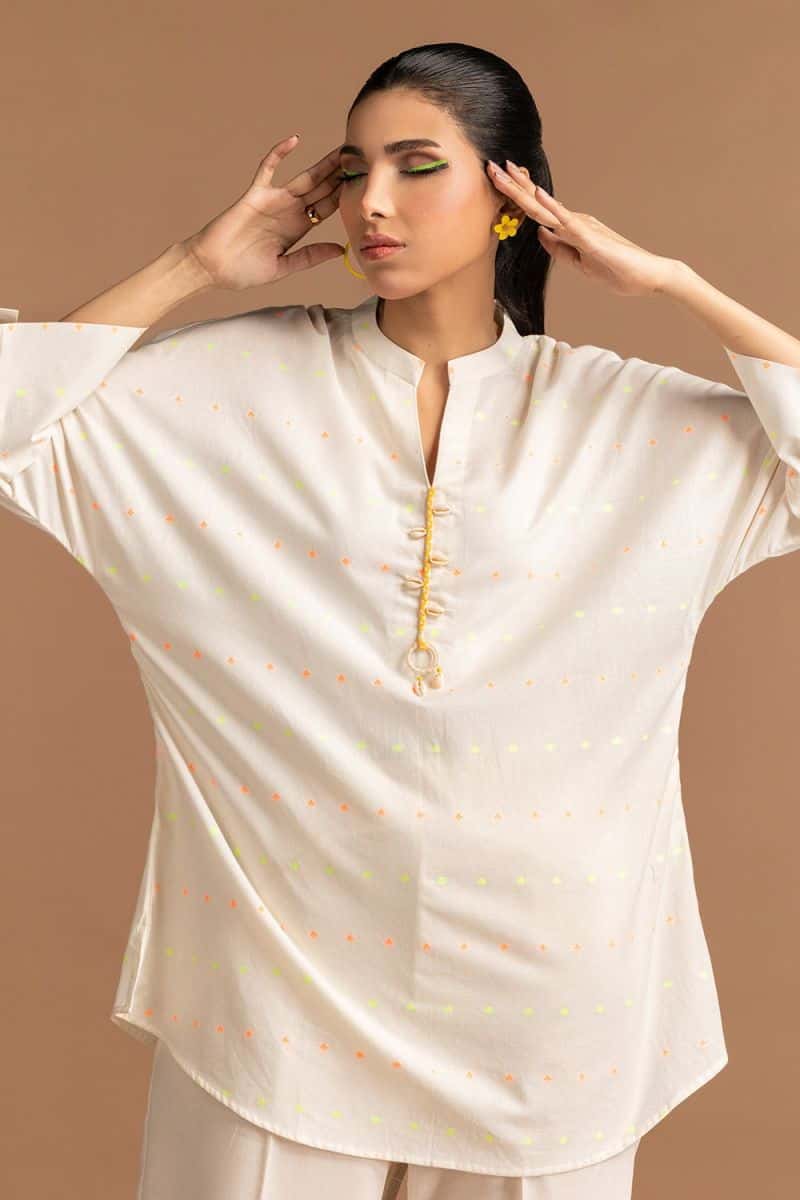 Jacquard Embellished Tunic - alternate view