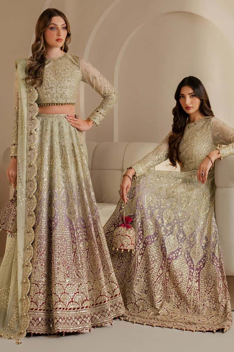 EMBROIDERED CHIFFON WF'25-01 - alternate view
