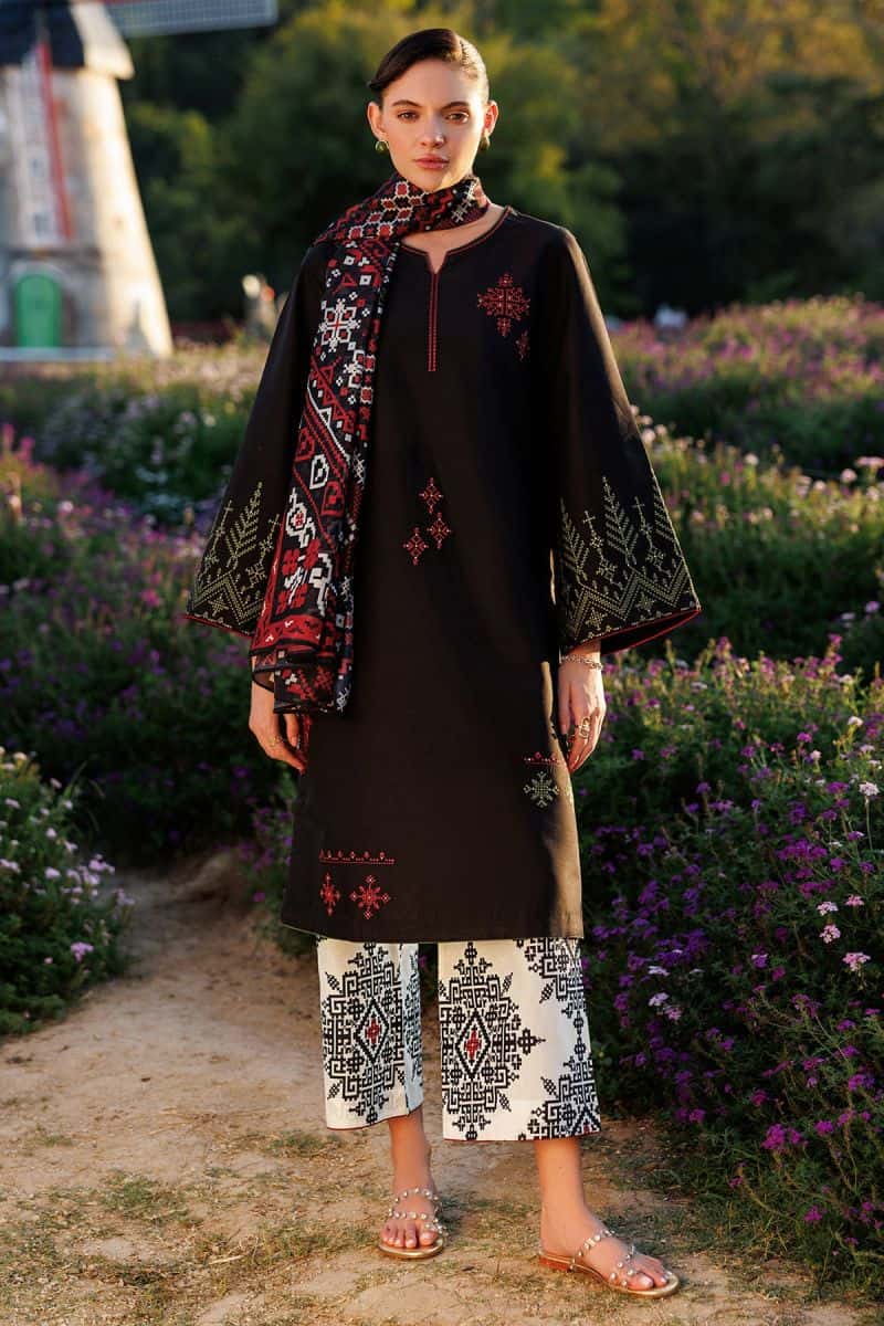 EMBROIDERED LAWN RTW-9301