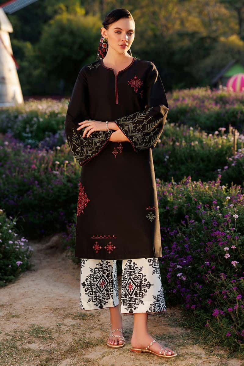 EMBROIDERED LAWN RTW-9301 - alternate view
