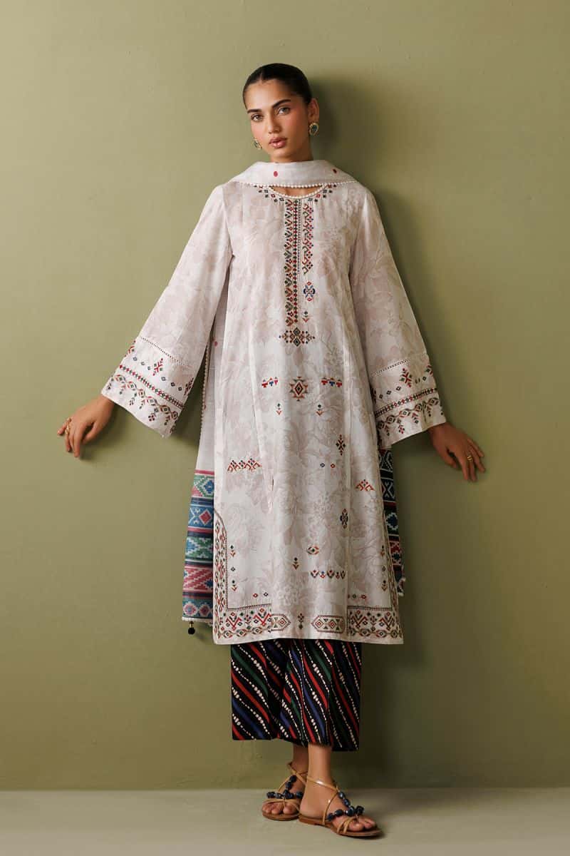 EMBROIDERED LAWN RTW-9373 - alternate view