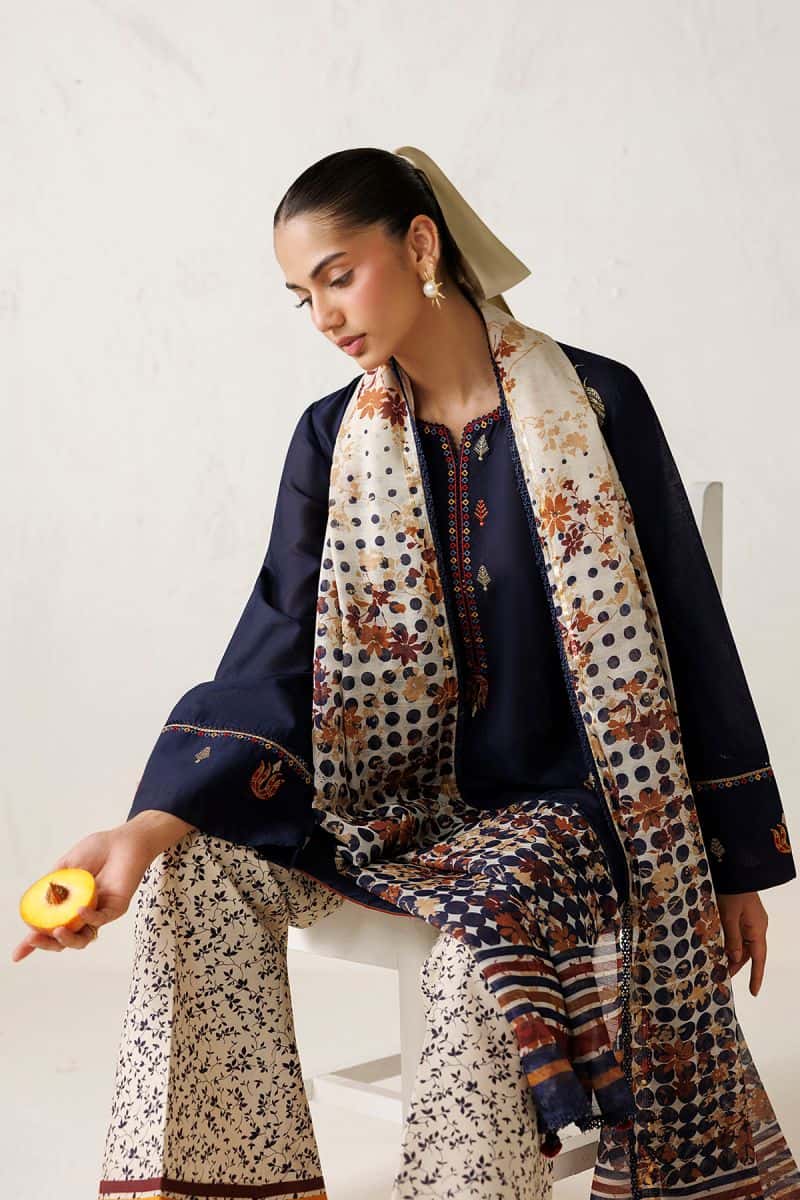EMBROIDERED LAWN USE-9390 - alternate view