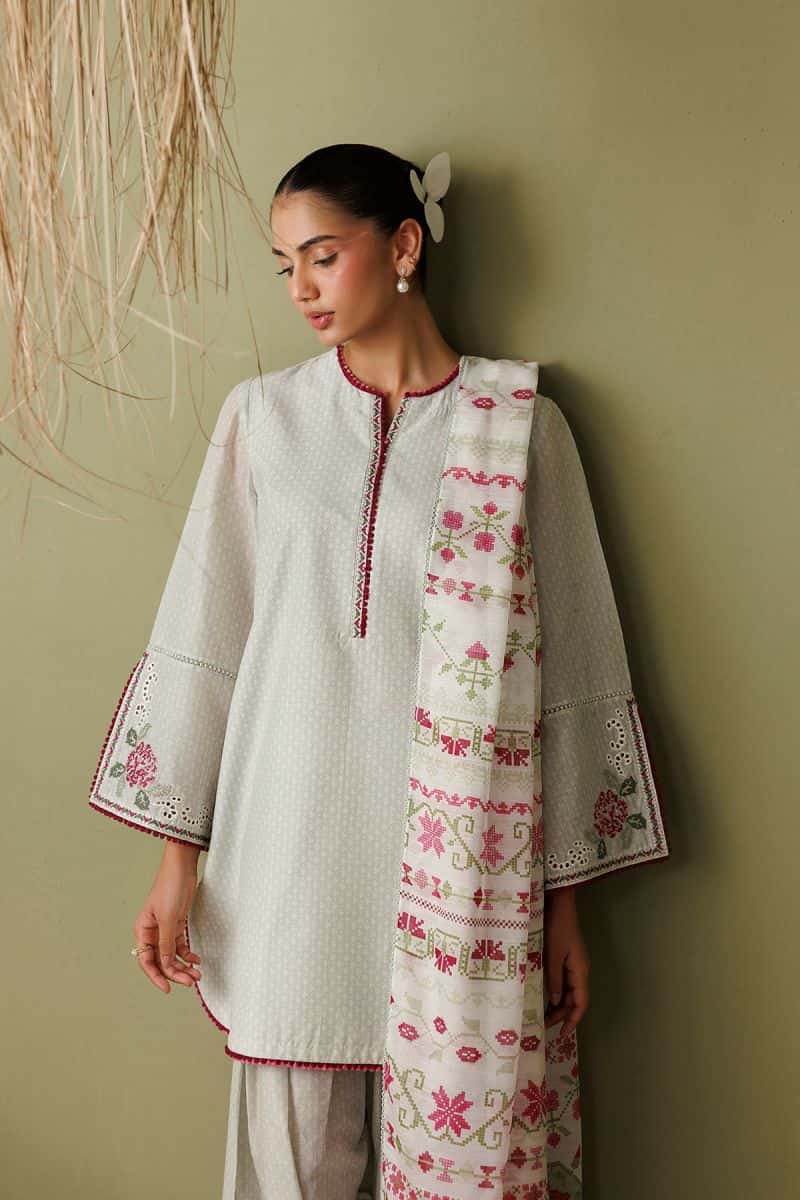 EMBROIDERED LAWN USE-9406 - alternate view