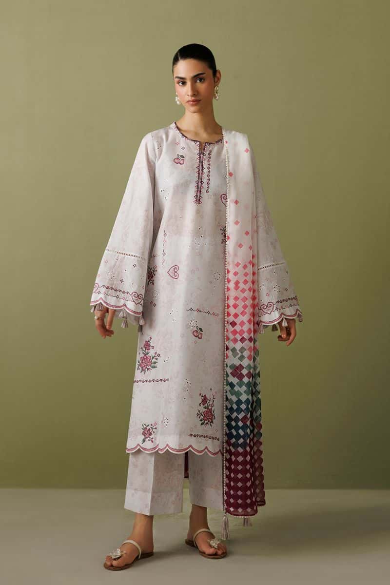 EMBROIDERED LAWN USE-9387 - alternate view