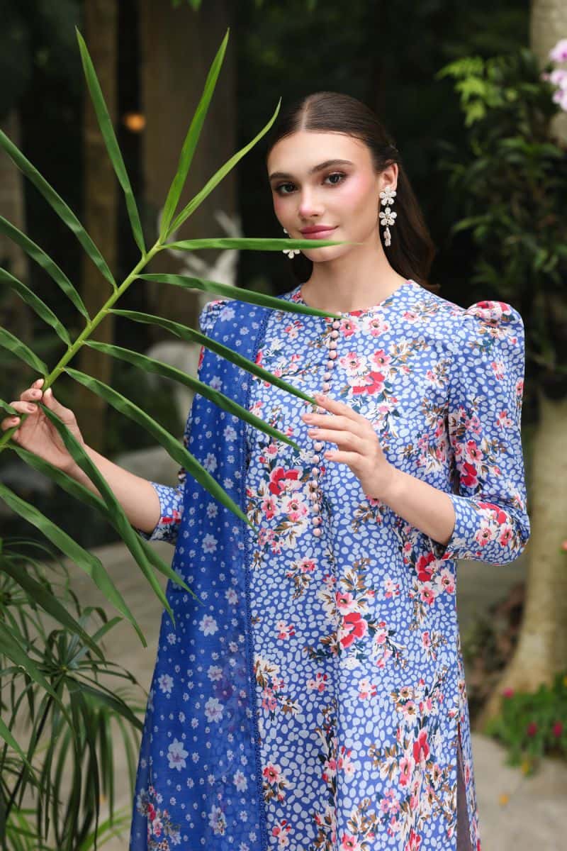 EMBROIDERED LAWN USE-9393 - alternate view