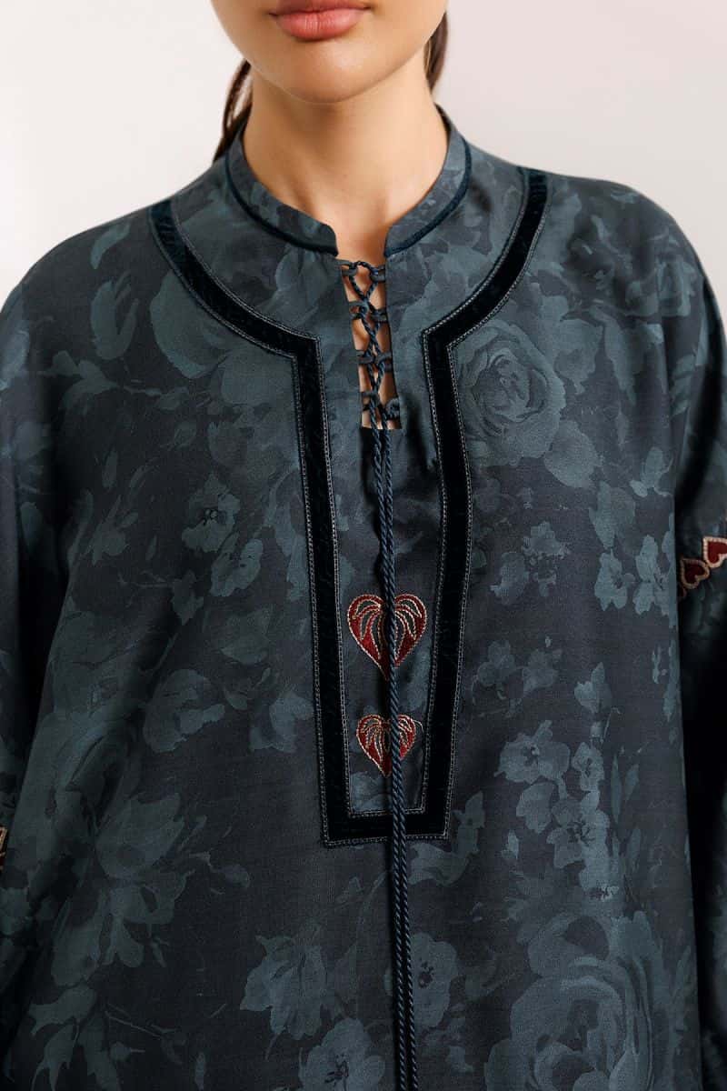 Embroidered Viscose Ready-to-Wear Suit - alternate view