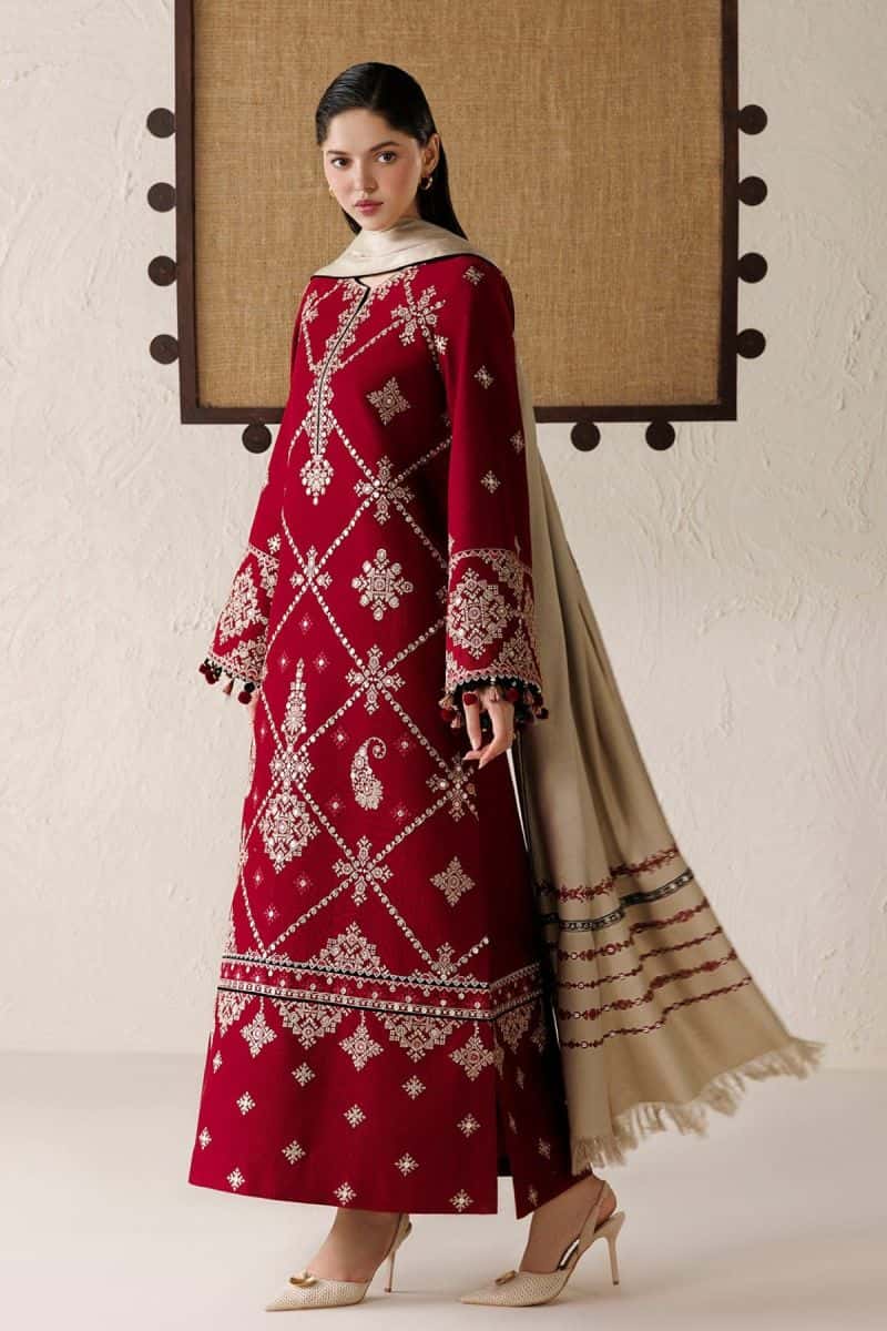 Embroidered Khaddar Unstitched Suit (UW-0284)