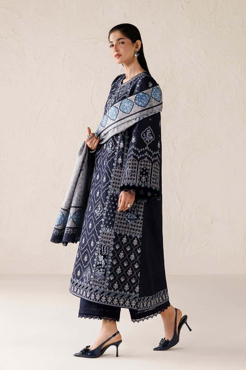 Printed Khaddar Ready-to-Wear Suit (RTW-0251) - alternate view