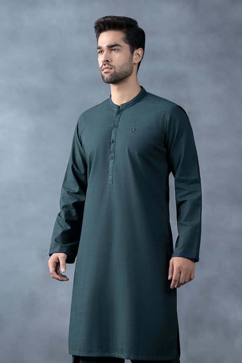 Nova Yarn Dyed Khaddar Kurta