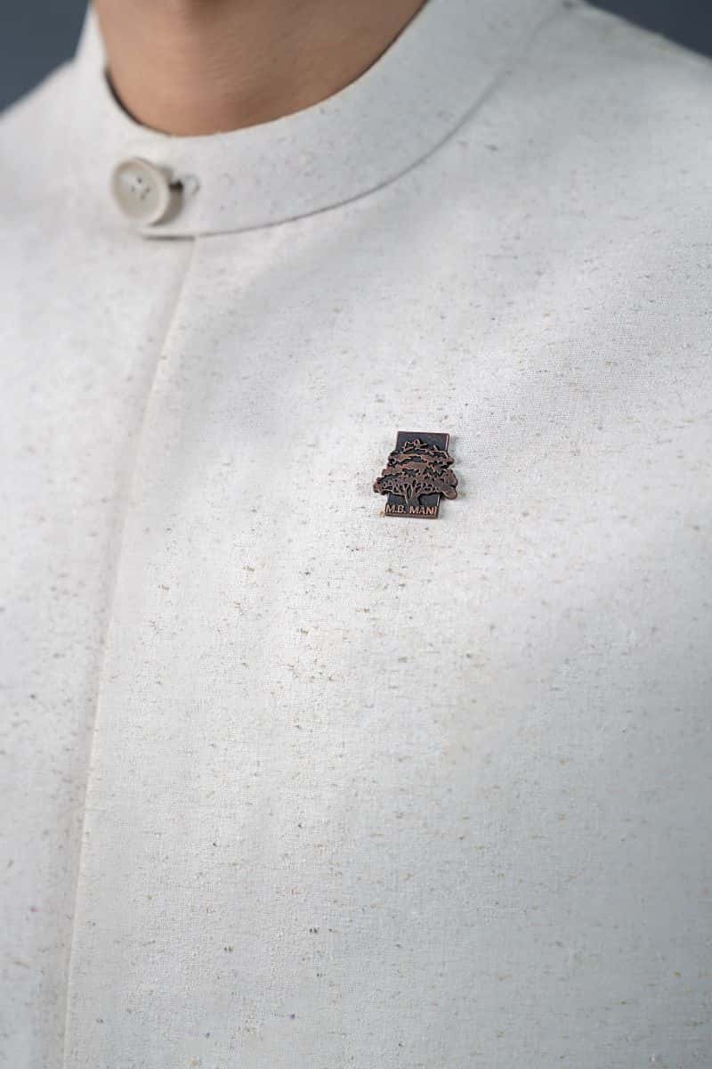 Natural Karandi Waistcoat - alternate view