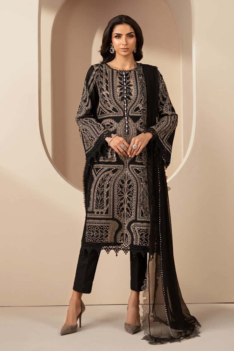 3 Piece Embroidered Lawn Suit